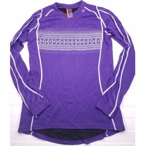 Helly Hansen merino wool womens thermal shirt xl